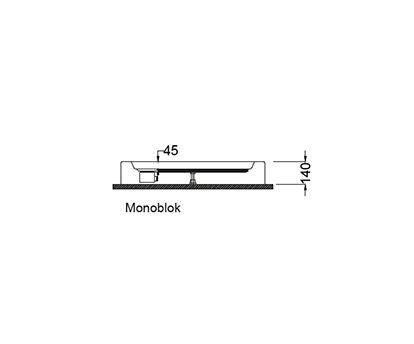 Model OVAL DUŞ TEKNESİ (MONOBLOK)